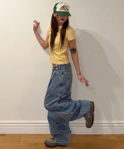 (DEFG X US) CARPENTER DENIM PANTS [INDIGO]