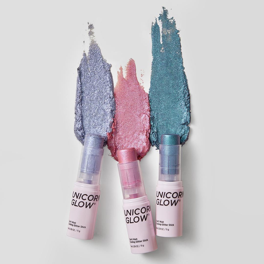 [유니콘글로우] 캔트 웨이트 쿨링 글리터 스틱 3color