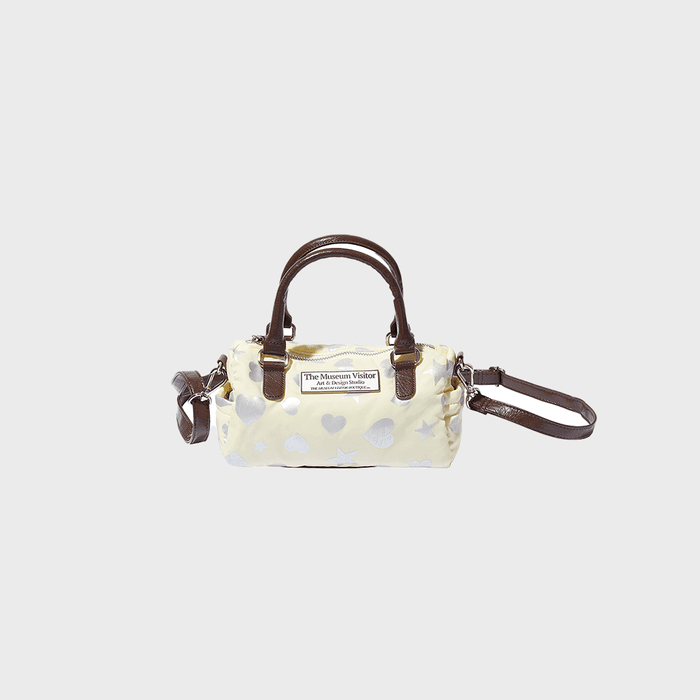 HEART STAR CRACK BOSTON BAG (LEMON)