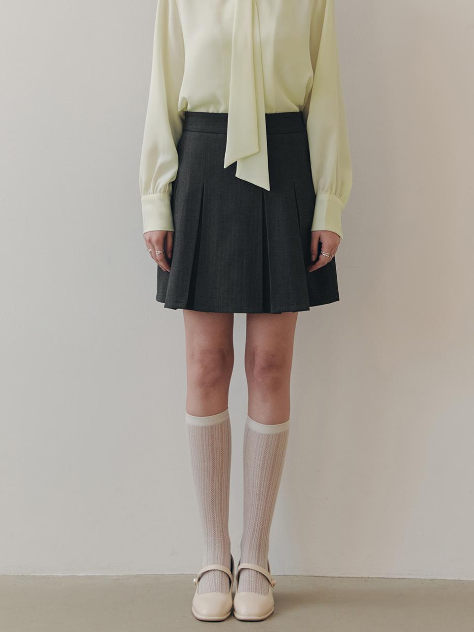 헤니 플리츠 스커트 / 2COL