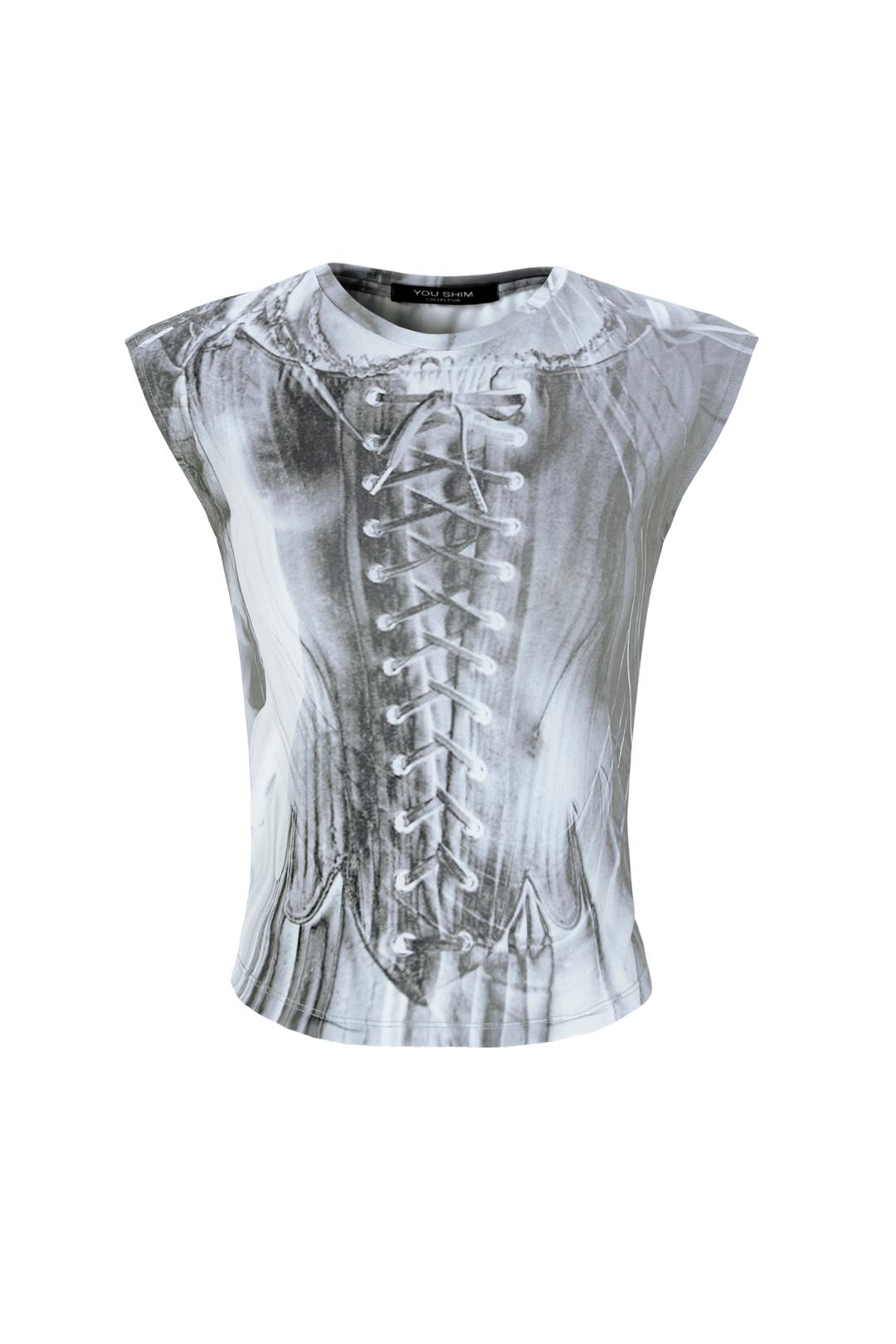 CORSET PRINT TOP