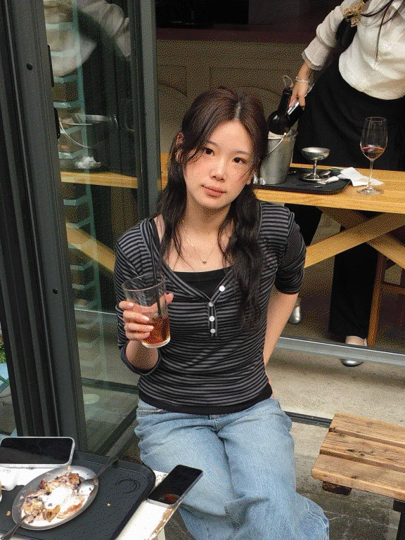 단가라 버튼 긴팔티(2c)