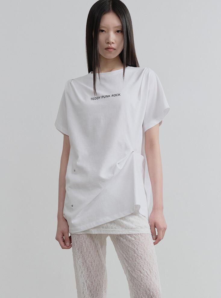 TEDDY SNAP TOP (WHITE)