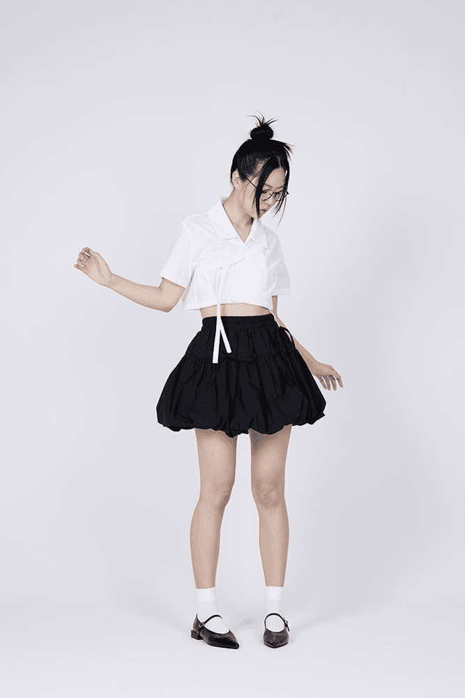 셔츠 크롭 저고리