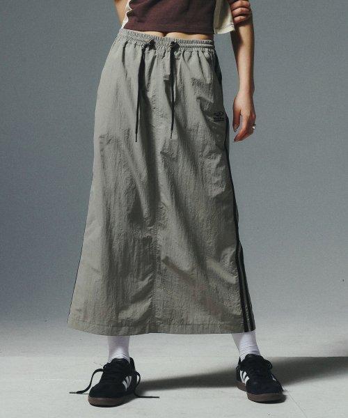 워크샵 사이드 테이프 스커트 그레이