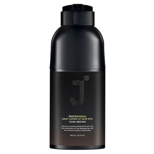 제이숲 프로페셔널 커버업 새치 염색 300ml, 다크 브라운, 1개 - 일반염색제(새치) | 쿠팡