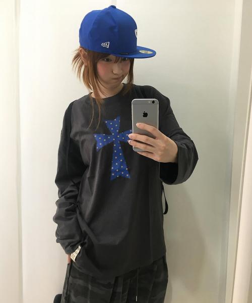 [UNISEX]DOT CROSS 롱슬리브 티셔츠_3color