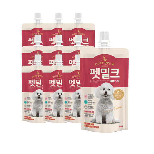 에버그로 펫밀크, 피부&모발 (피쉬콜..., 150ml, 10개
