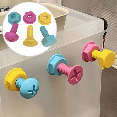 나사 벽걸이 후크 3P