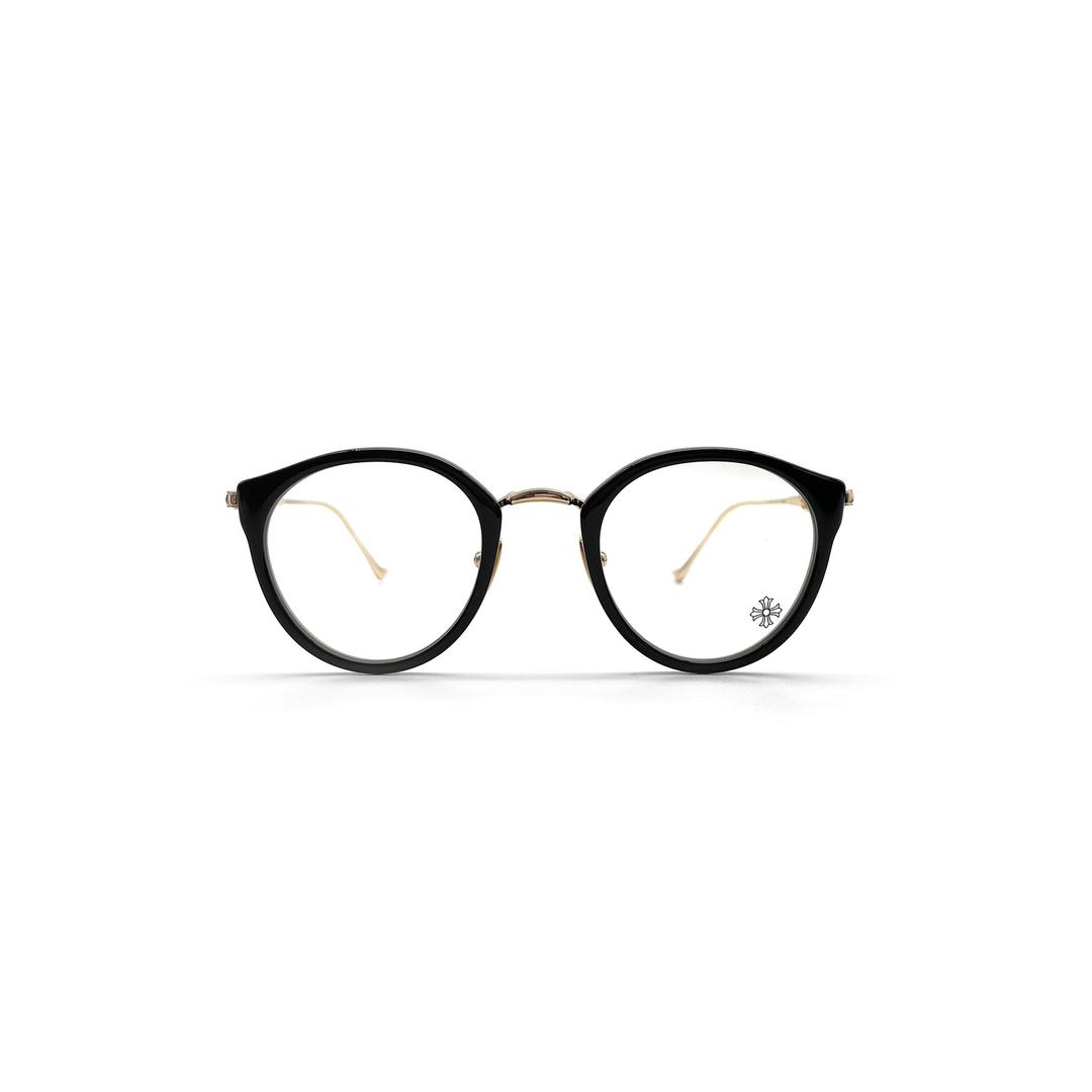 Chrome Hearts DIG BIG BK/GP Black&Gold Glasses Frame