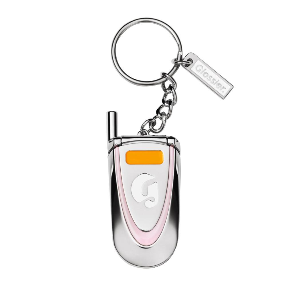 글로시에 키체인 키링 키홀더 한정판 폴더폰 손거울 Glossier LA 정품