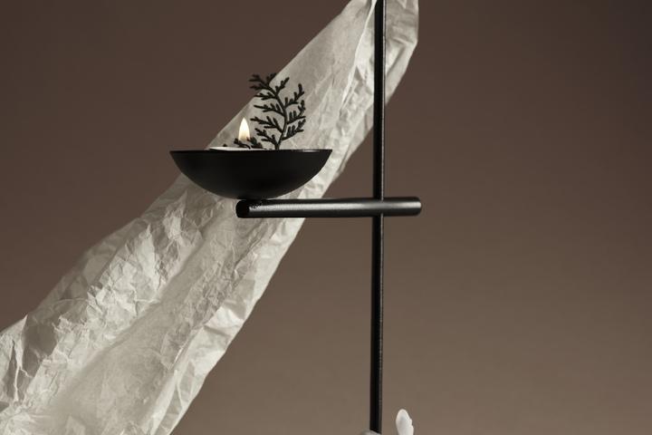 호롱불_소 철제 캔들 홀더 티라이트 오브제 소품