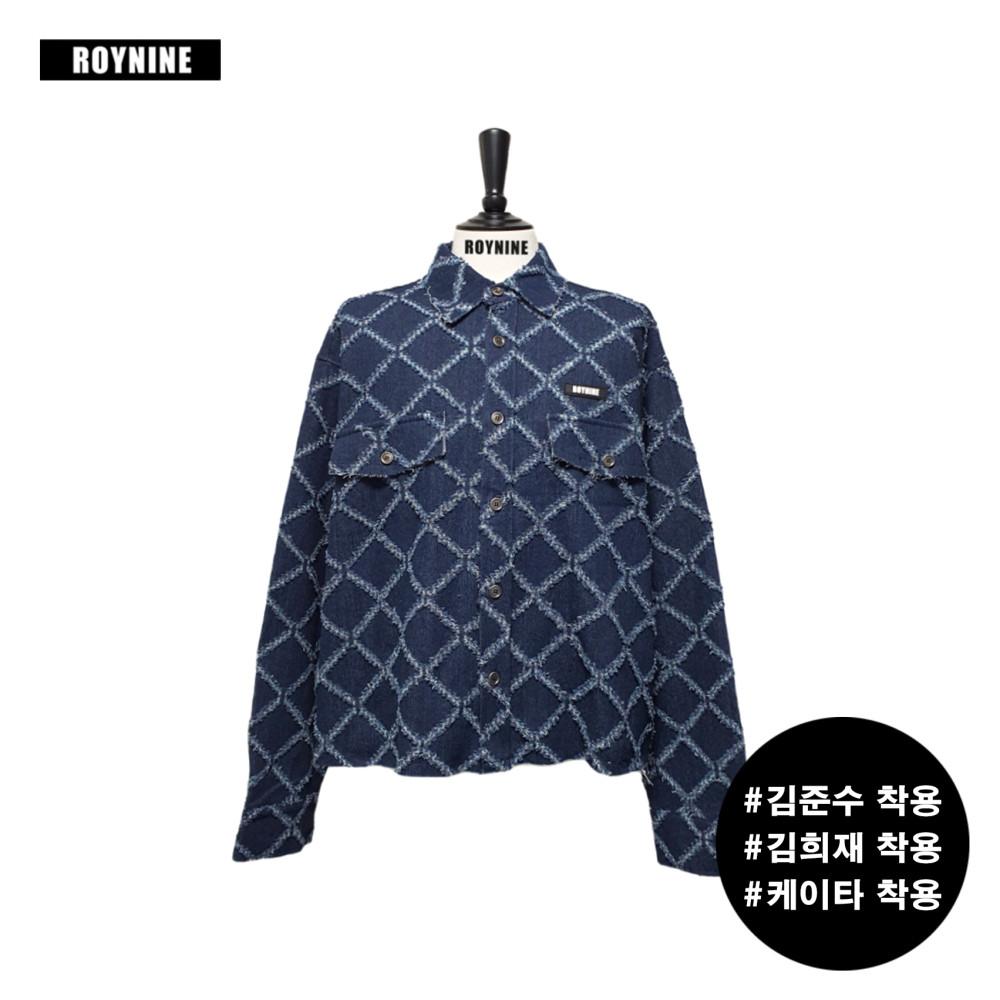 블루 디스트로이드 데님 셔츠 - 김준수, 김희재, 이븐 케이타, 보이넥스트도어 명재현, 유나이트 데이, 킹키 협찬