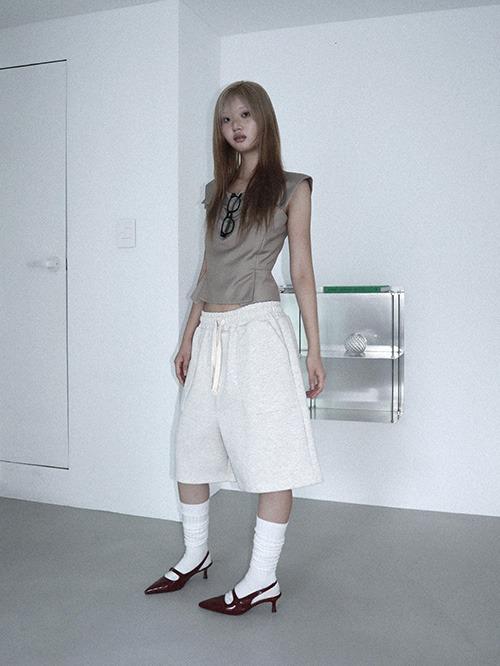 thick half pants, 3color