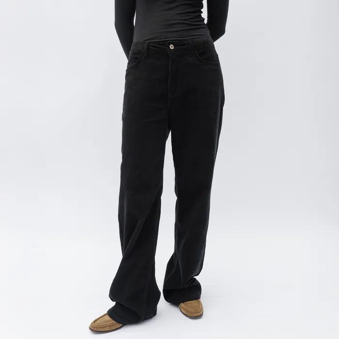 [5차] Relaxed Corduroy Pants - Noir Black