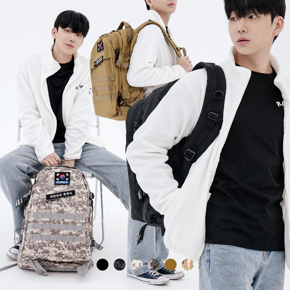 군인가방 군대 군용 학생 공군 밀리터리 태극기 ROKA 백팩 40L 모음