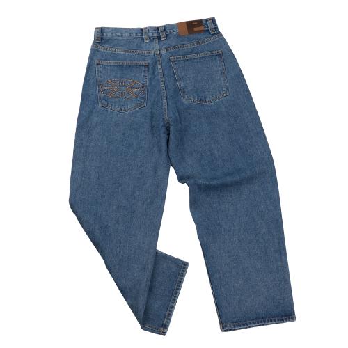 Essential Relaxed Denim Pants (Blue)
