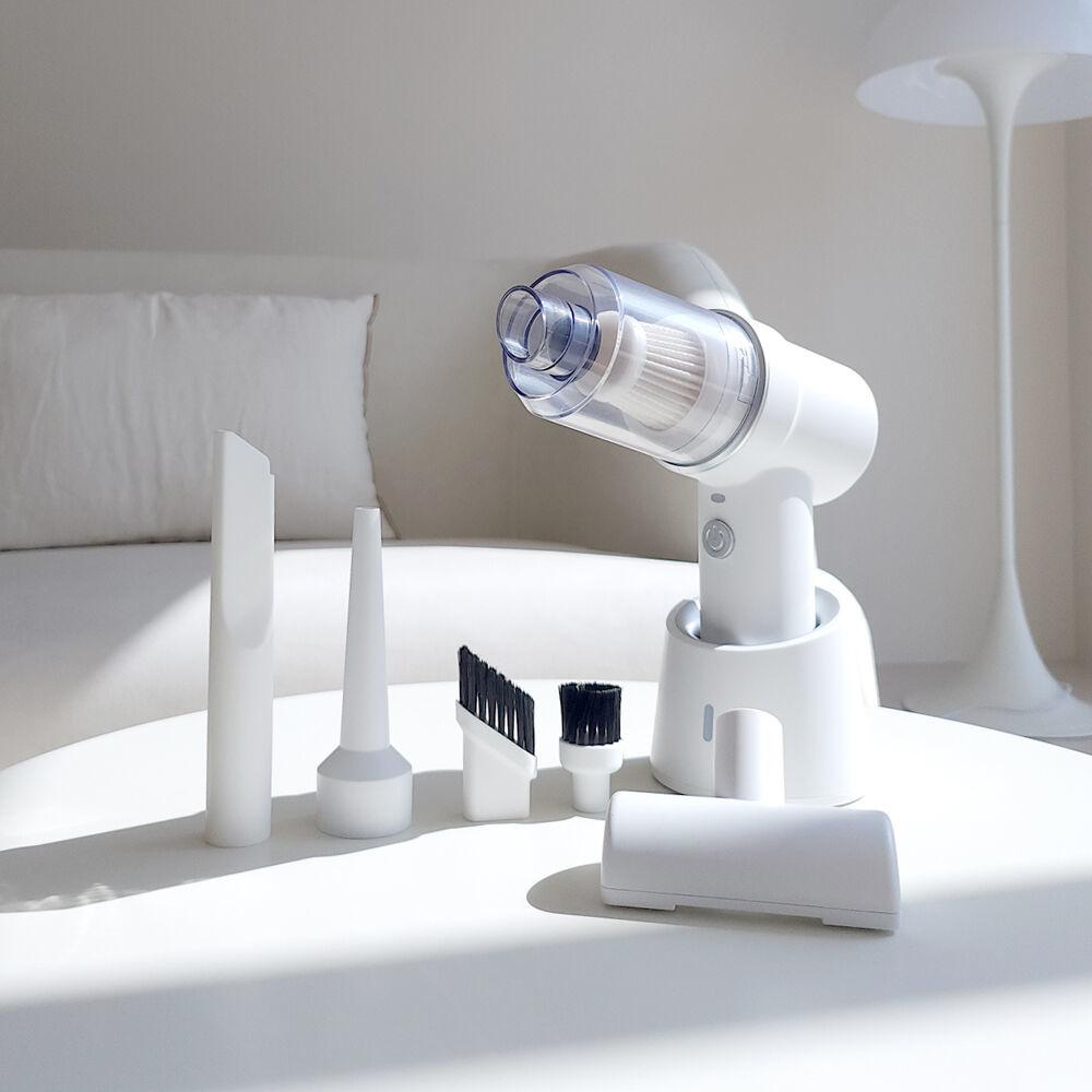 호브로 무선 미니 청소기 핸디 소형 애견 원룸 머리카락 자동차 에어건 2in1청소기