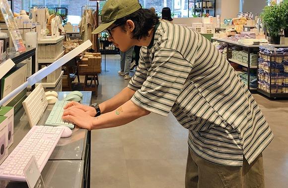 루즈핏 밀러 단가라 반팔