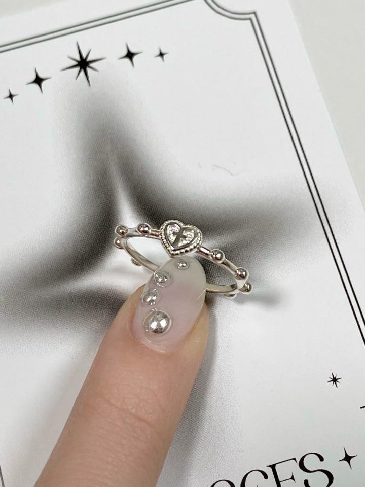 (S925) rosary ring