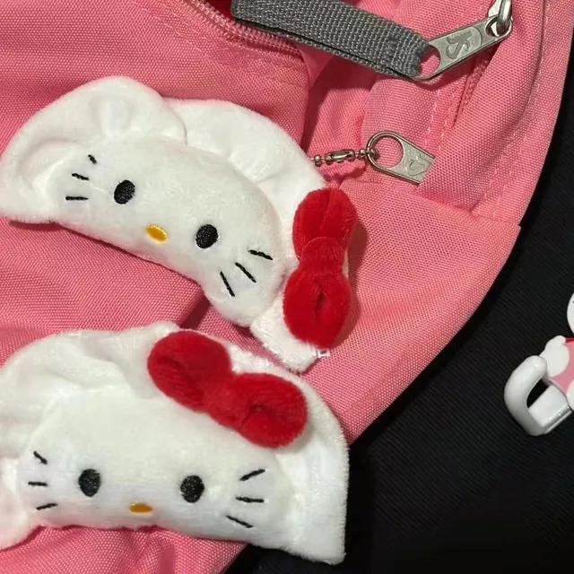 Y2K 고양이 만두인형 키링 가방