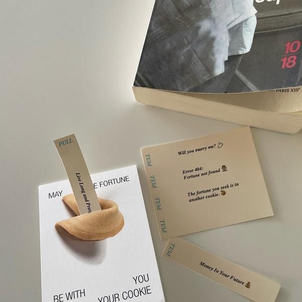 bitteschon X my_auto_bio_graphy 포춘쿠키 카드 (5개 세트)