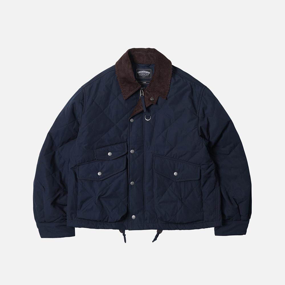 Quilted heritage hunting jacket _ navy