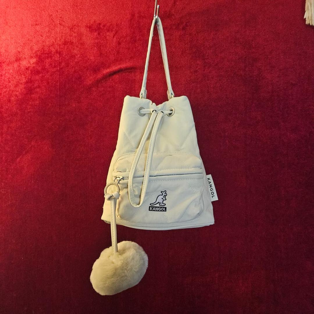 캉골(KANGOL) 퀄트 복조리 방울 버킷백 | 후루츠패밀리