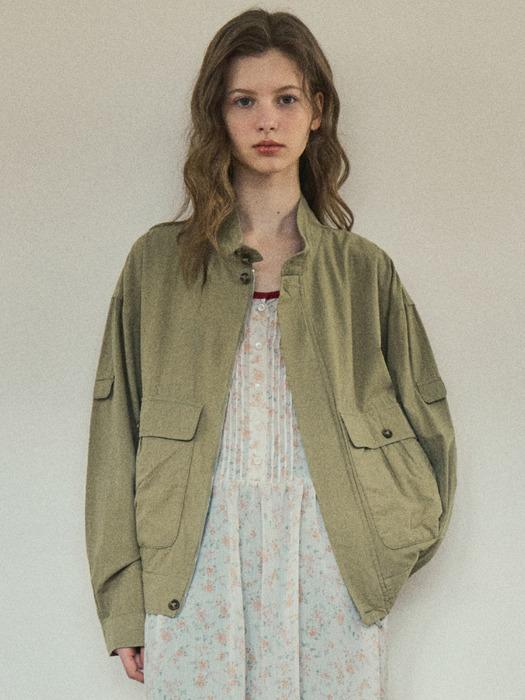 Light Cotton blouson jumper_2Color(OC25-OT04)