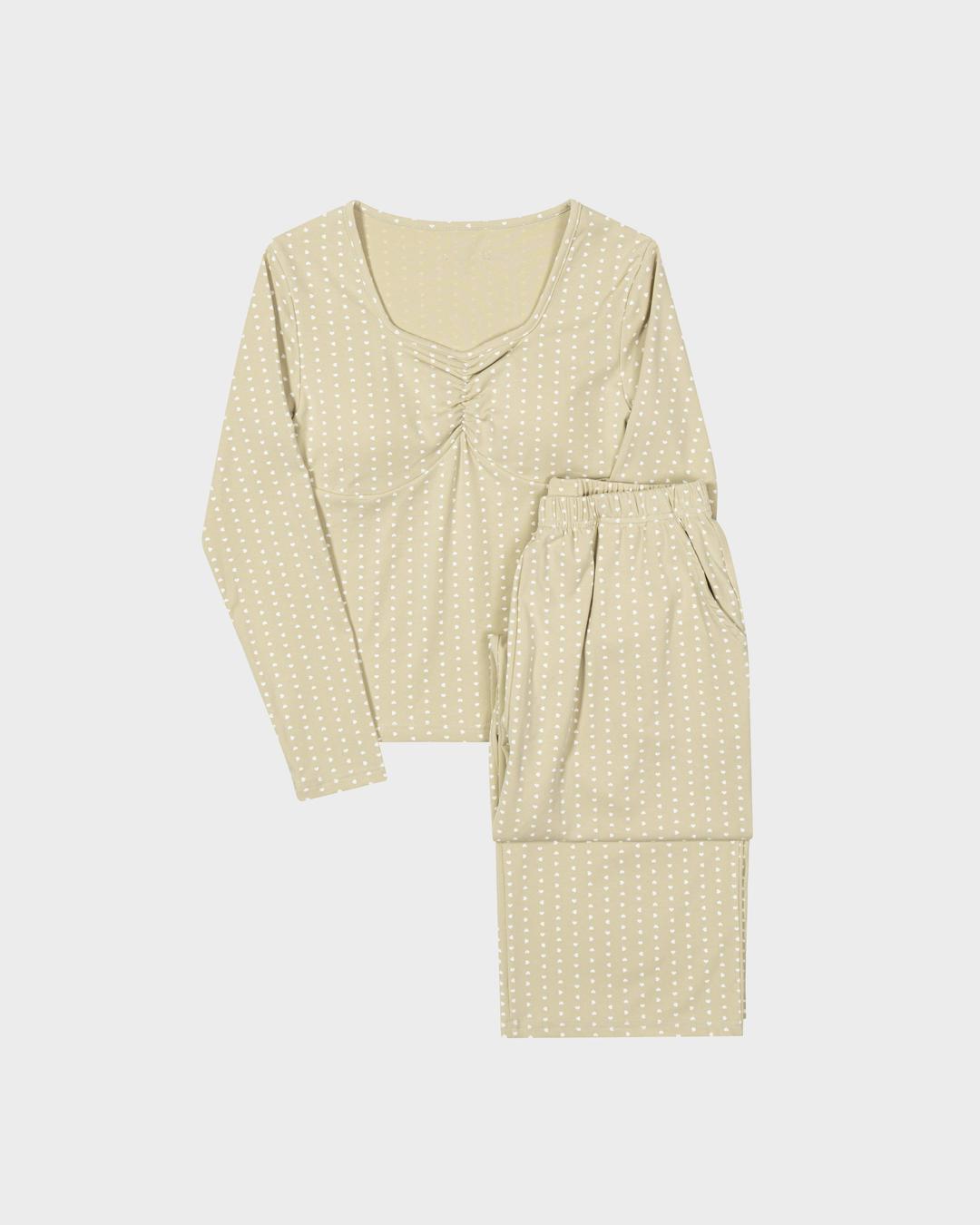 Pistachio bra cap pajama