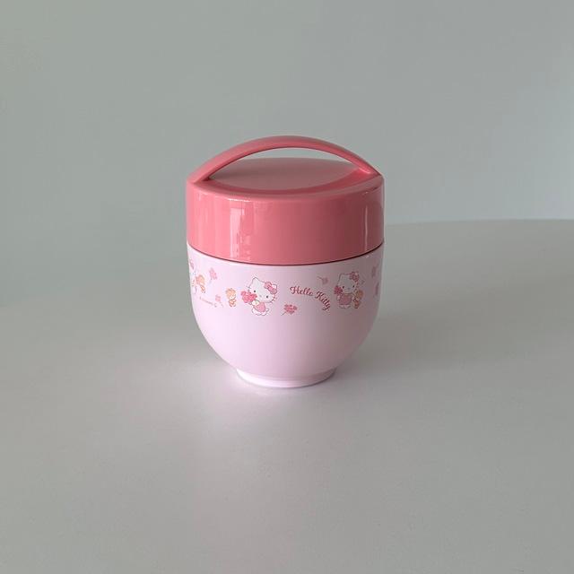 키티 핸들 보온 도시락(540ml)