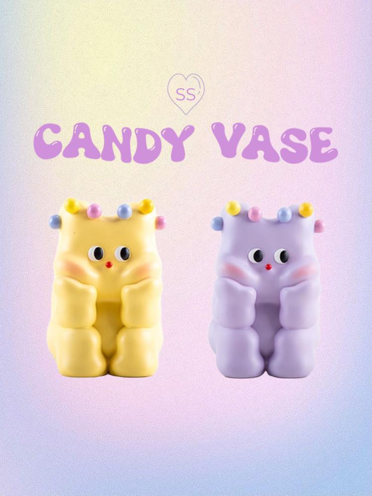 수심 Candy Vase 캔디 화병 꽃병 브러쉬 정리함 펜슬 꽂이 문구 인테리어 귀여운