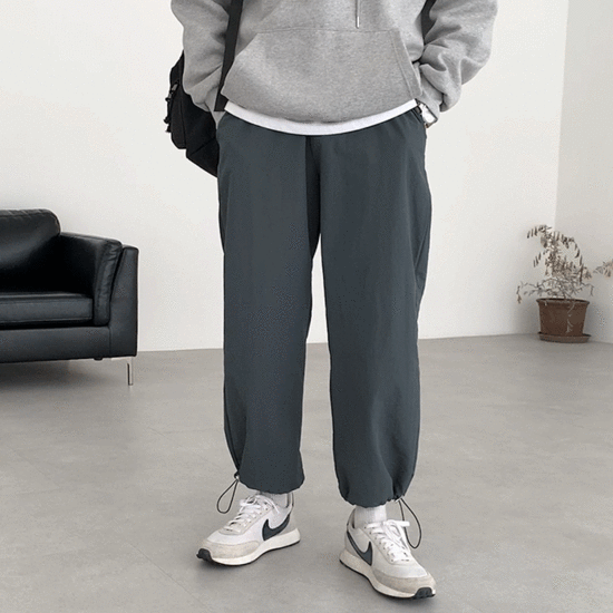 [당일발송] (1+1) NY 스트링 와이드 조거팬츠