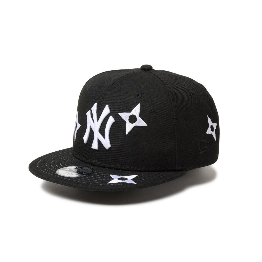キッズ Youth 9FIFTY MLB Flower Embroidery ニューヨーク・ヤンキース ブラック