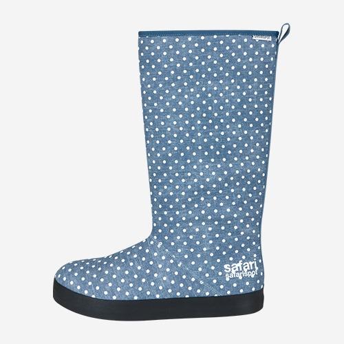 BASIC SAFARI DOTS RAIN BOOT (INDIGO)