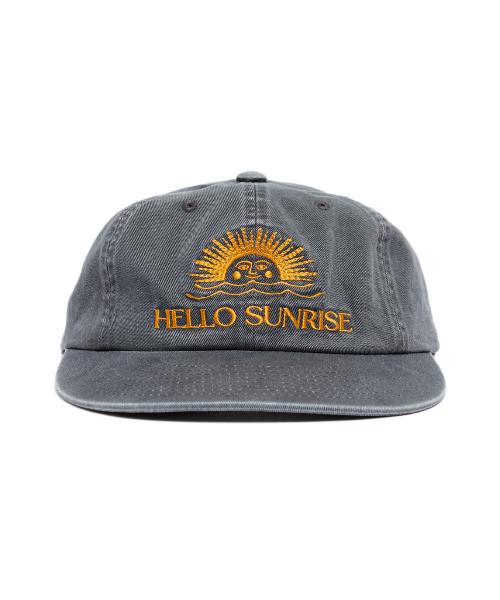 헬로 선라이즈(HELLO SUNRISE)  Washed OG Logo 6panel Cap_Gray - 사이즈 & 후기 | 무신사