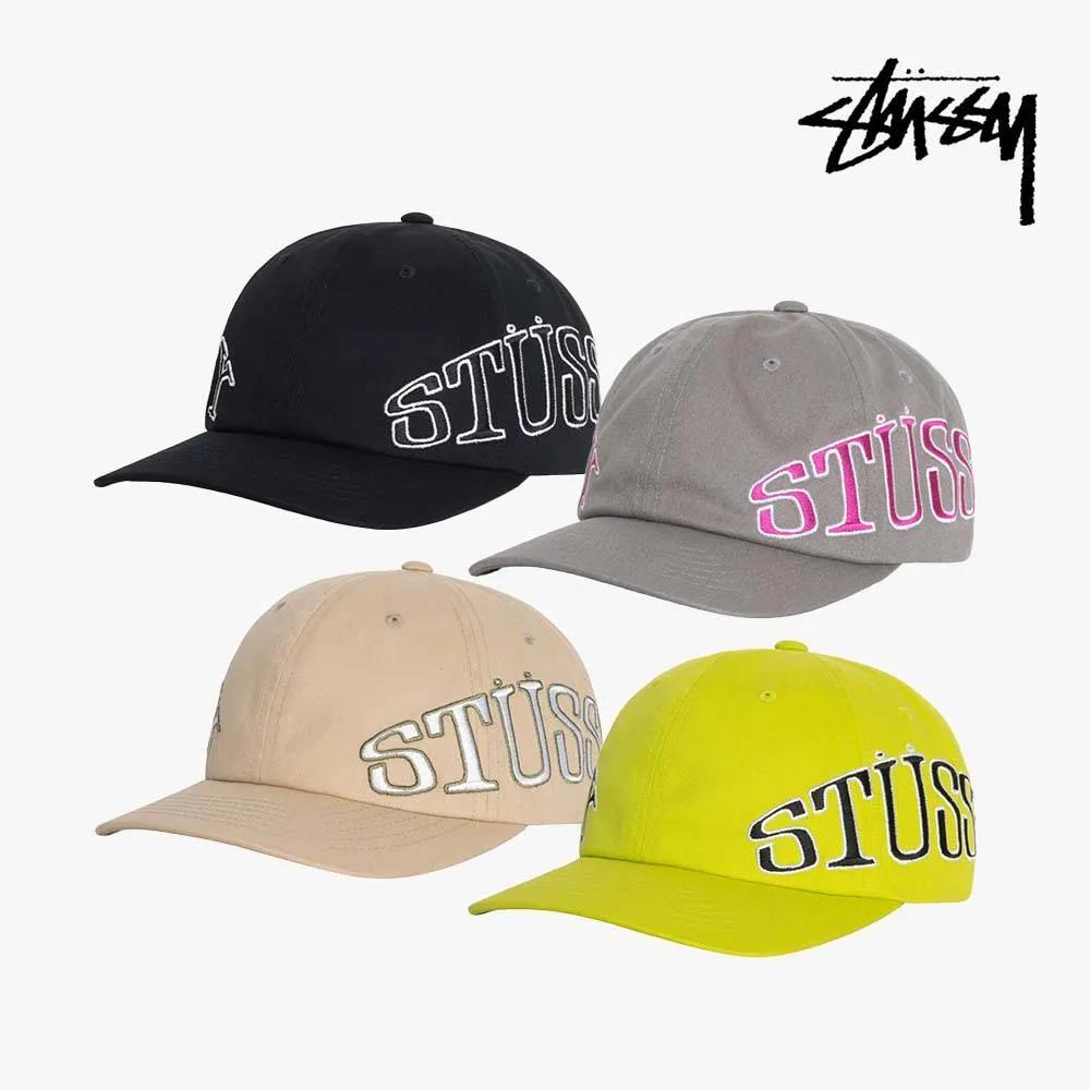 [STUSSY] 스투시 모자 로우 프로 아크 스트랩백 볼캡 4컬러