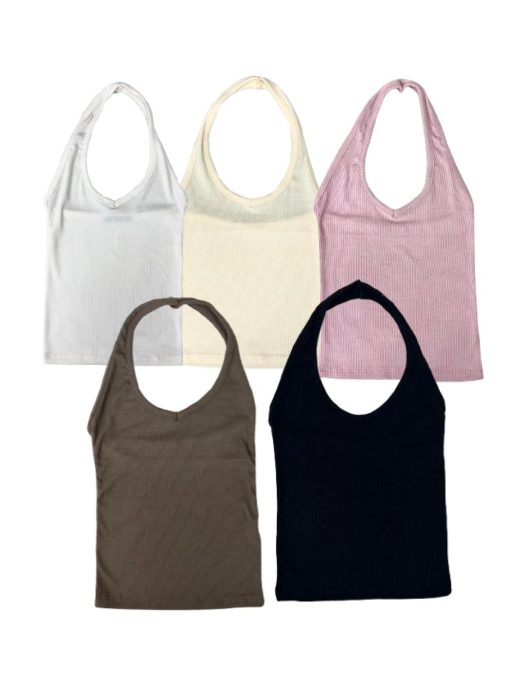 골지 홀터 슬리브리스