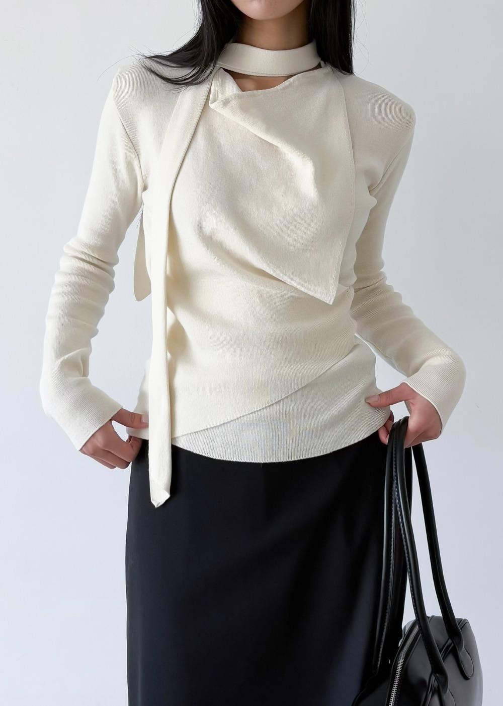 헤이슨 랩 타이 니트 [2co]