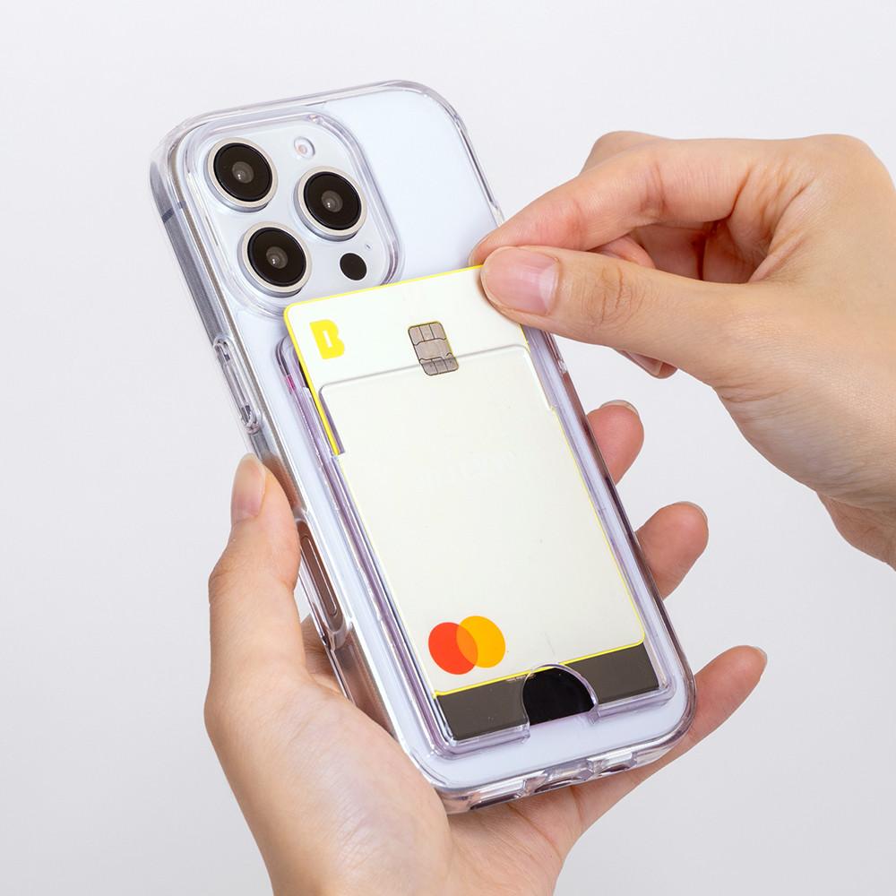 끼움 아이폰16 프로 맥스 변색없는 카드 2장 수납 케이스