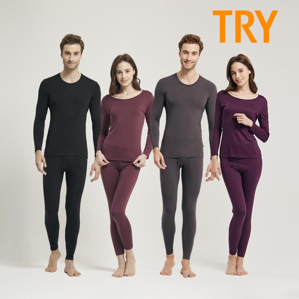 트라이/스페클로 발열내의 히트업라이트 히트택 두꺼운 보온 양모 융기모 겨울 내복 세트