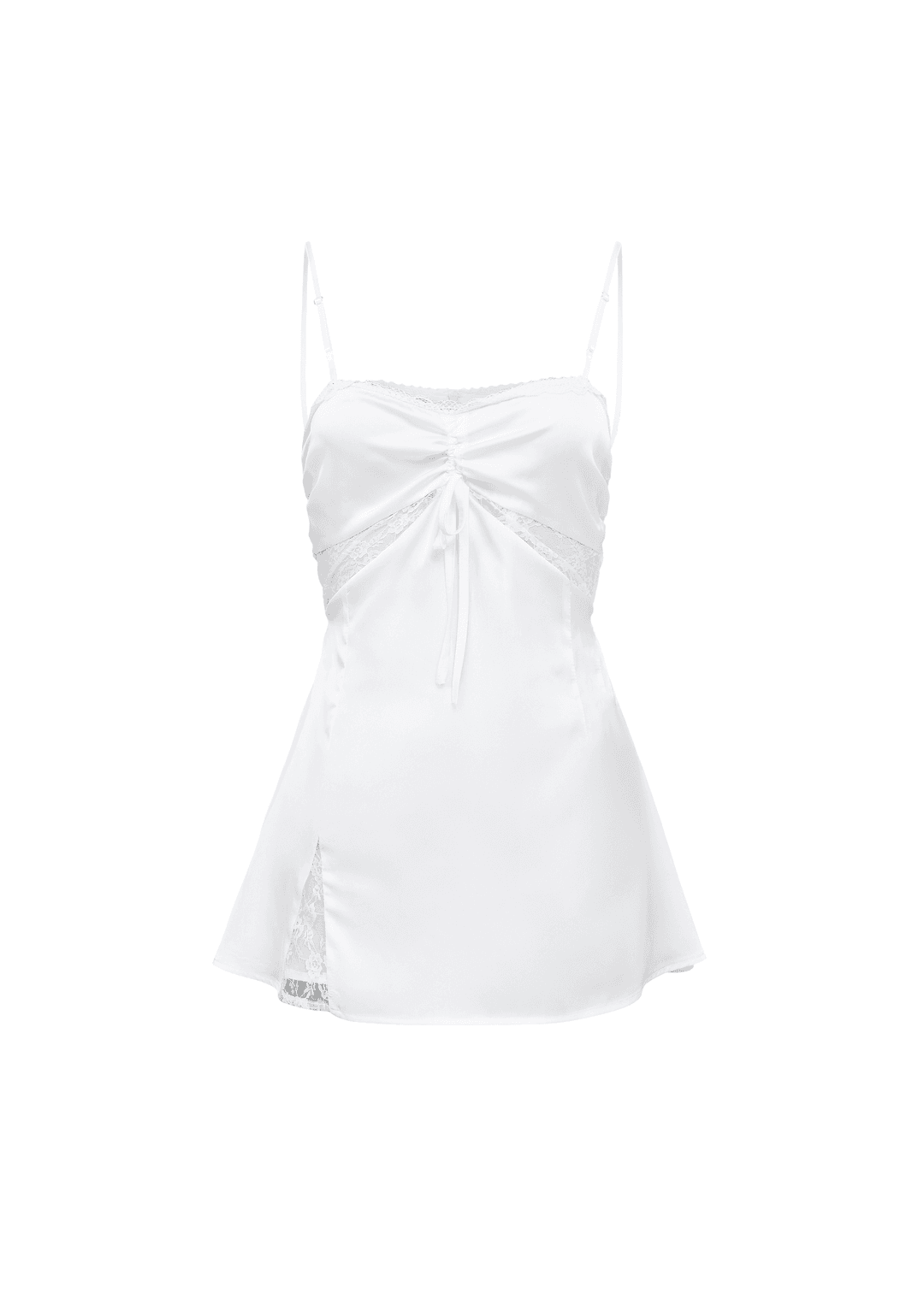 SLEEPING BEAUTY SILK DRESS [WHITE]