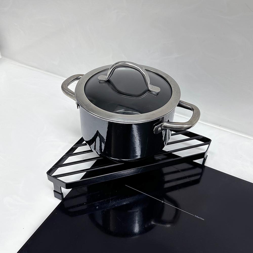 욕실 주방 인덕션 가스렌지 싱크대 냄비 받침 다용도 공중부양 코너 선반