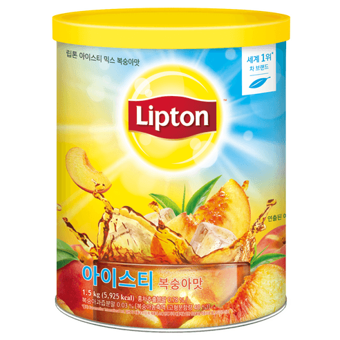 립톤 아이스티 분말 복숭아맛, 1.5kg, 1개