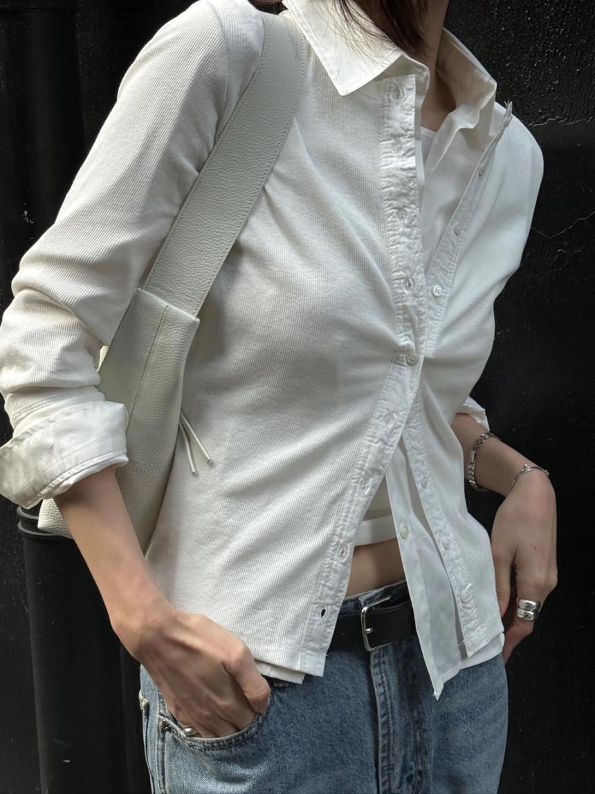 런던플랏 런던플랏 슬림핏셔츠 봄신상셔츠 간절기 데일리 베이직 코튼 포켓셔츠 남방