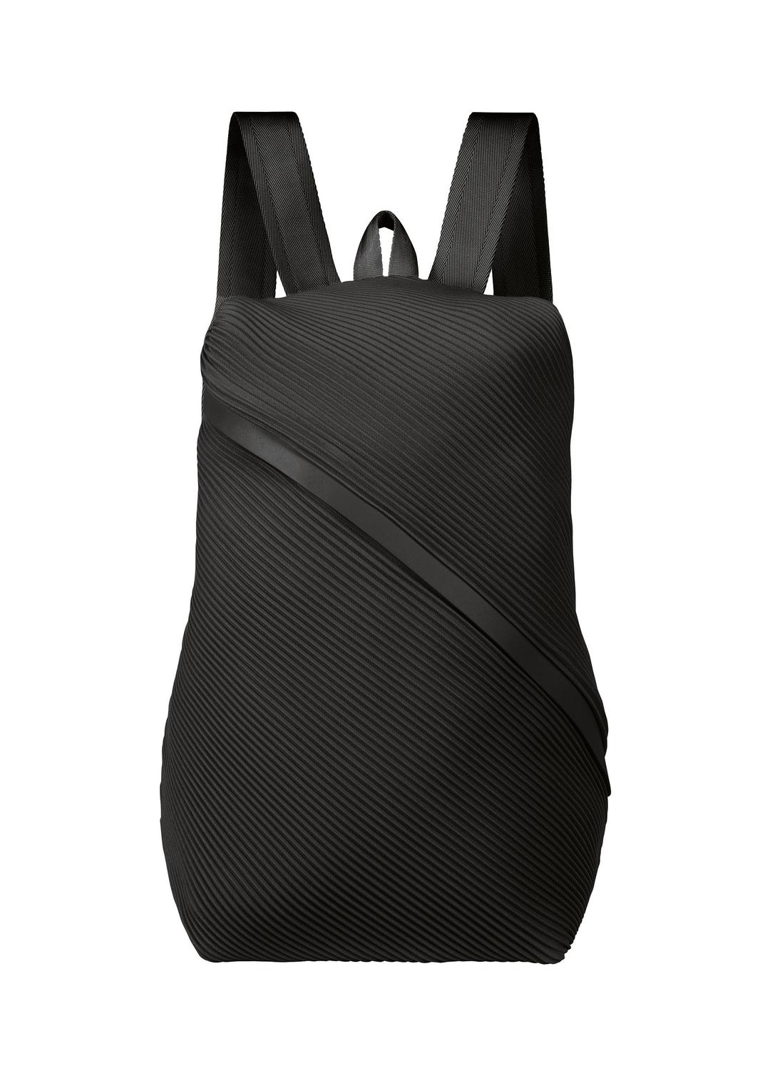 BIAS PLEATS BACKPACK Backpack Black