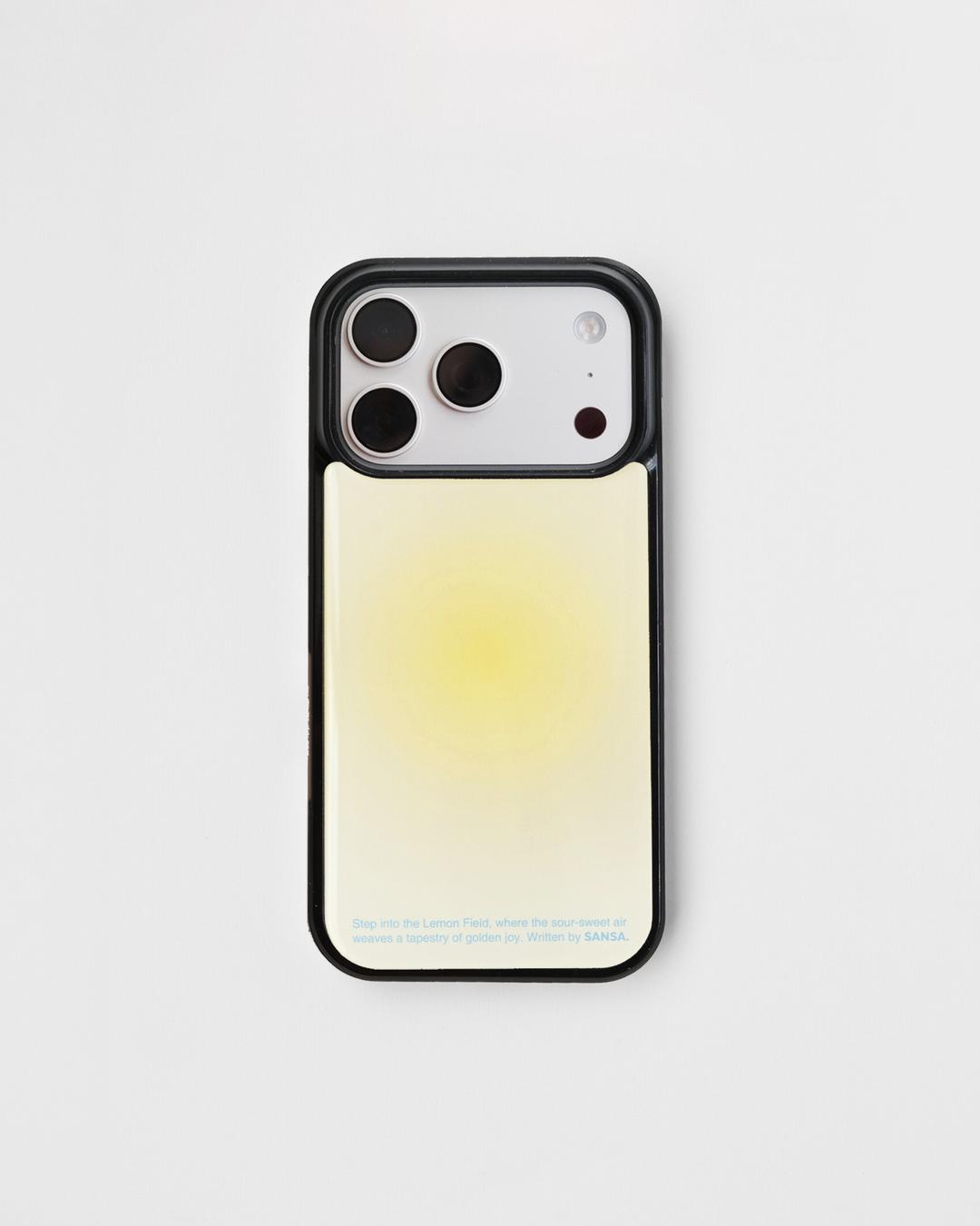 블랙 범퍼 케이스_Lemon Field