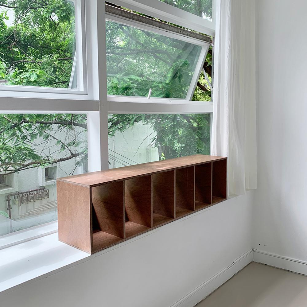 오그레 우드 책장 1x6 (가로형)