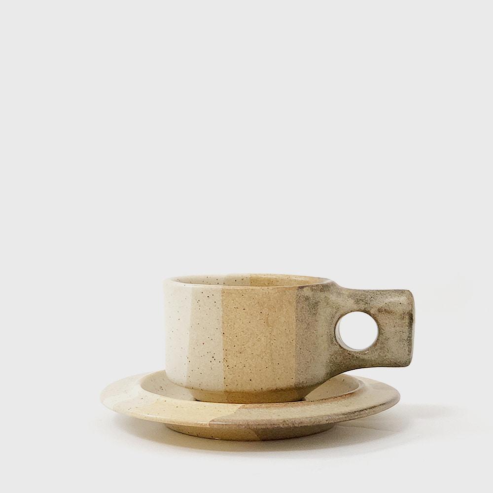 [Vintage] Salishan Flat Cup & Saucer