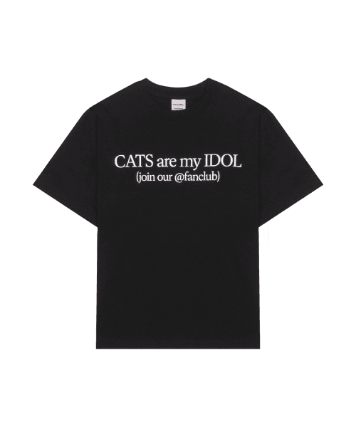 CATS ARE MY IDOL_BLACK